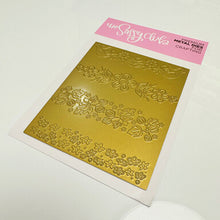 Load image into Gallery viewer, Vintage Borders Gold Foil Plate

