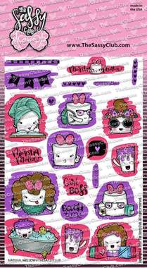 Marsha Mellow The Sassy Club Clear Stamps