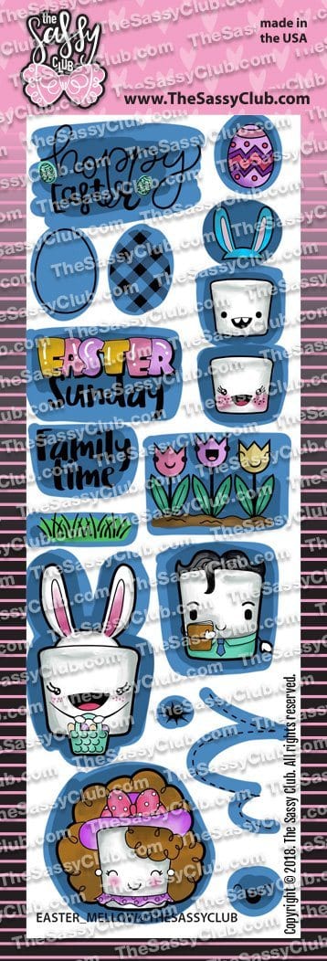 Easter Mellows (Retiring) The Sassy Club Clear Stamps