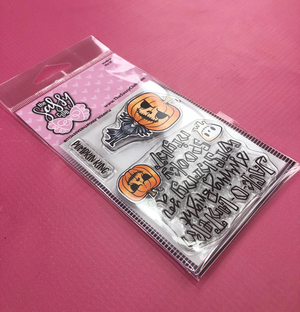 Pumpkin King-The Sassy Club LLC-Halloween,Halloween jack clear stamps,Nightmare before christmas clear stamp,spo-disabled