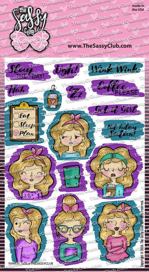 Slay the Day-The Sassy Club-clear stamp,Clear Stamp Sets,clear stamps,clear stamps planner,Cute Stamp Sets,Erin Condren Stamps,kawaii planner stamp,kawaii planner stamps,Midori Stamps,Photopolymer Stamp,Photopolymer Stamps,Photopolymer Stamps Planner,planner stamp,Planner Stamp Sets,planner stamps,Project Life Stamp Sets,spo-disabled,Stamp set for project life,stamp sets,stamps,stamps clear,stamps for planners,stamps for planning,Stamps for scrapbooking,The Sassy Club,Travelers Notebook Stamps