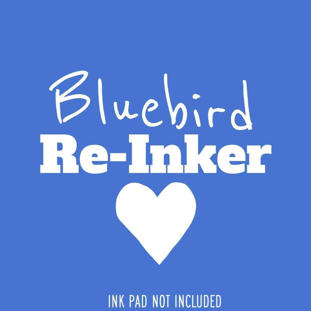 Bluebird Re-Inker (Not An InkPad)-The Sassy Club-affordable ink pads,Fast Drying Ink,fast drying pigment ink,Fast Drying Stamp Ink,High Quality Stamp Ink,ink for planner stamps,ink for stamping,ink pad for stamping,Pigment Ink,Pigment Ink made in USA,pigment ink pad,Pigment Ink Stamps,Planner Accessories,Planner Community,planner pigment ink,Planner Supplies,spo-disabled